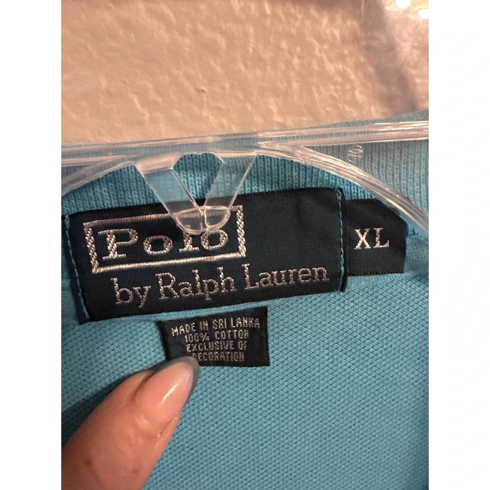 Polo Ralph Lauren Polo Shirt Classic Fit Short Sleeve Blue XL